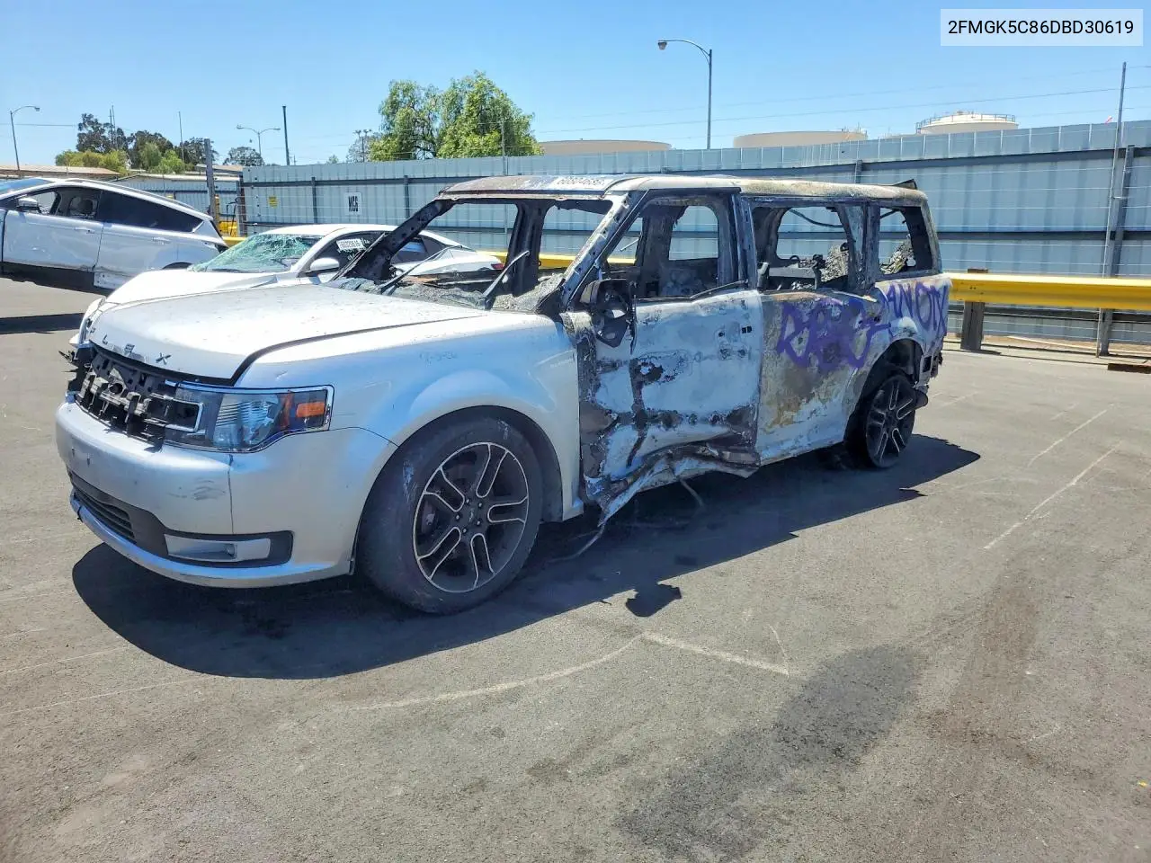 2013 Ford Flex Sel VIN: 2FMGK5C86DBD30619 Lot: 60804686