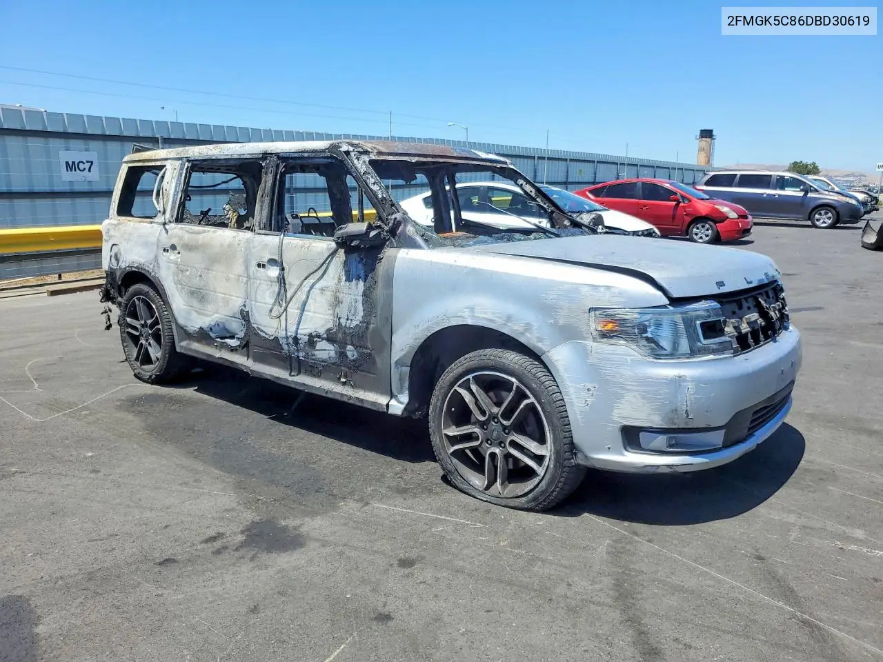 2013 Ford Flex Sel VIN: 2FMGK5C86DBD30619 Lot: 60804686