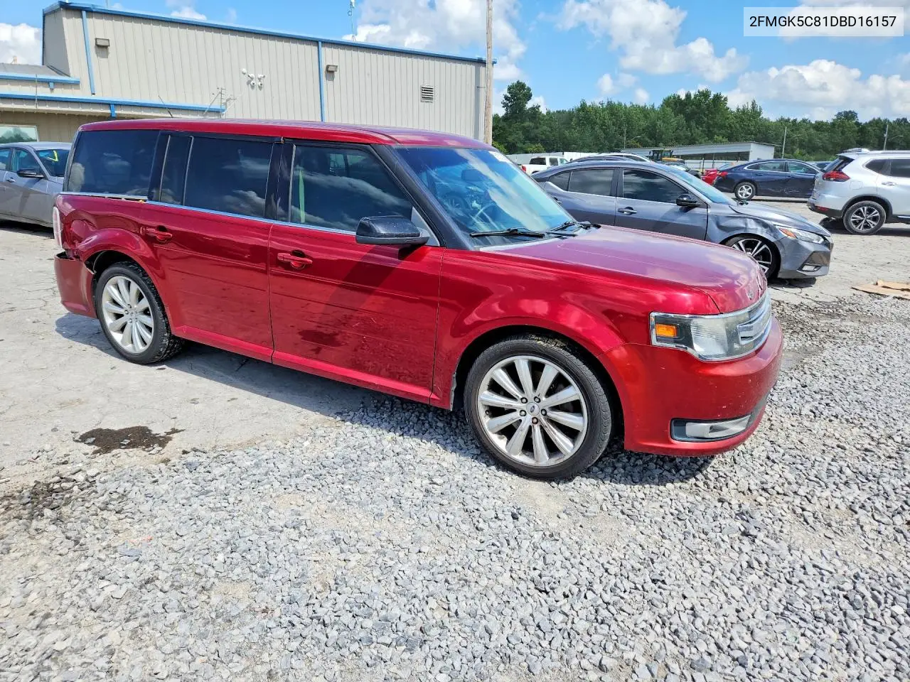 2013 Ford Flex Sel VIN: 2FMGK5C81DBD16157 Lot: 61313706