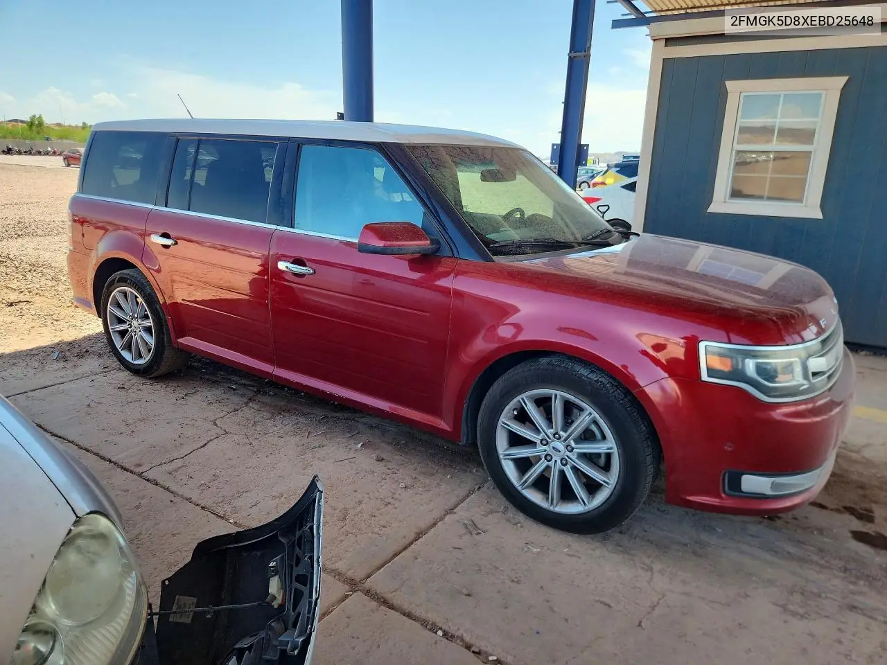 2014 Ford Flex Limited VIN: 2FMGK5D8XEBD25648 Lot: 57383366