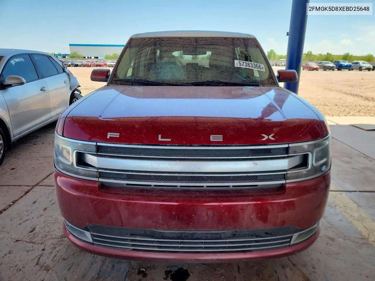 2014 Ford Flex Limited VIN: 2FMGK5D8XEBD25648 Lot: 57383366