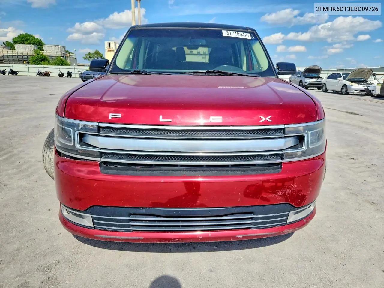 2014 Ford Flex Limited VIN: 2FMHK6DT3EBD09726 Lot: 57718946