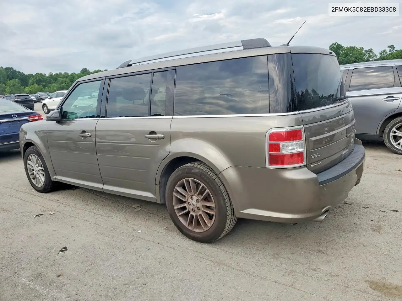 2014 Ford Flex Sel VIN: 2FMGK5C82EBD33308 Lot: 57956326