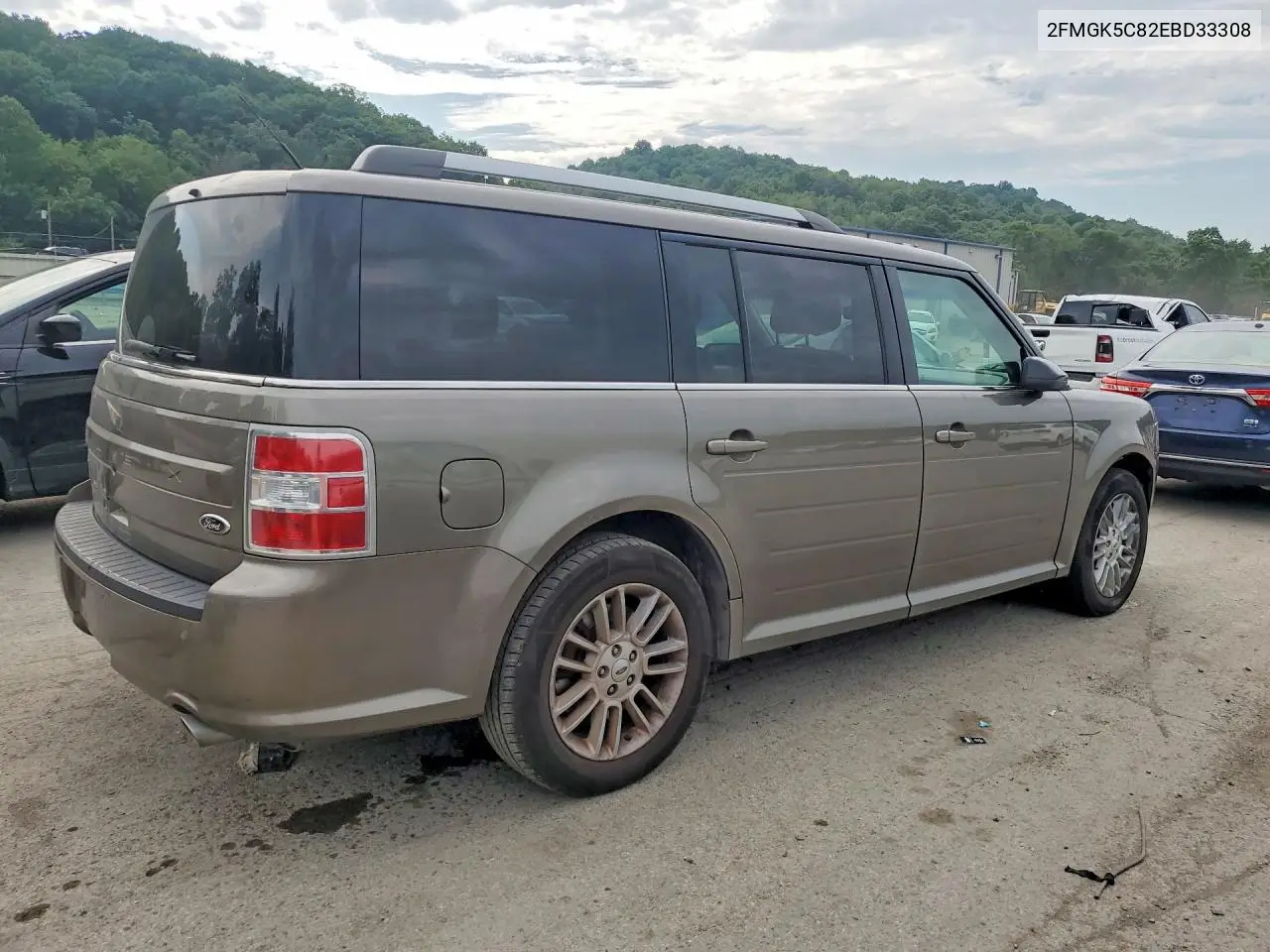 2014 Ford Flex Sel VIN: 2FMGK5C82EBD33308 Lot: 57956326