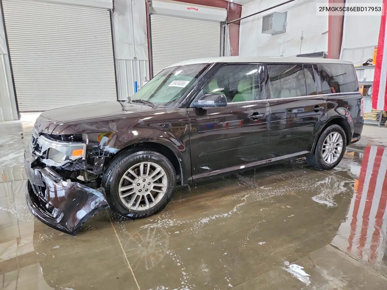 2014 Ford Flex Sel VIN: 2FMGK5C86EBD17953 Lot: 58434006