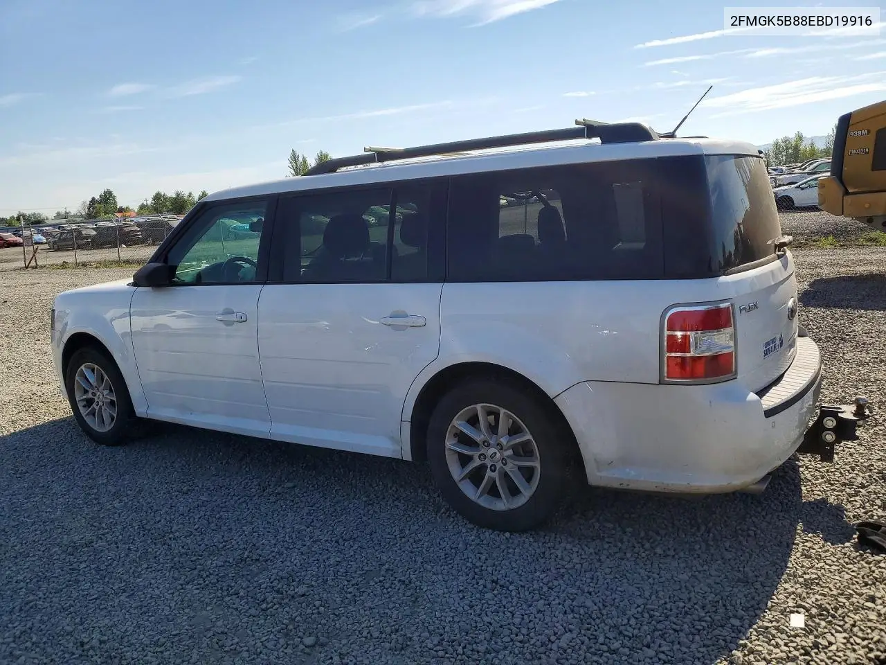 2014 Ford Flex Se VIN: 2FMGK5B88EBD19916 Lot: 58630476