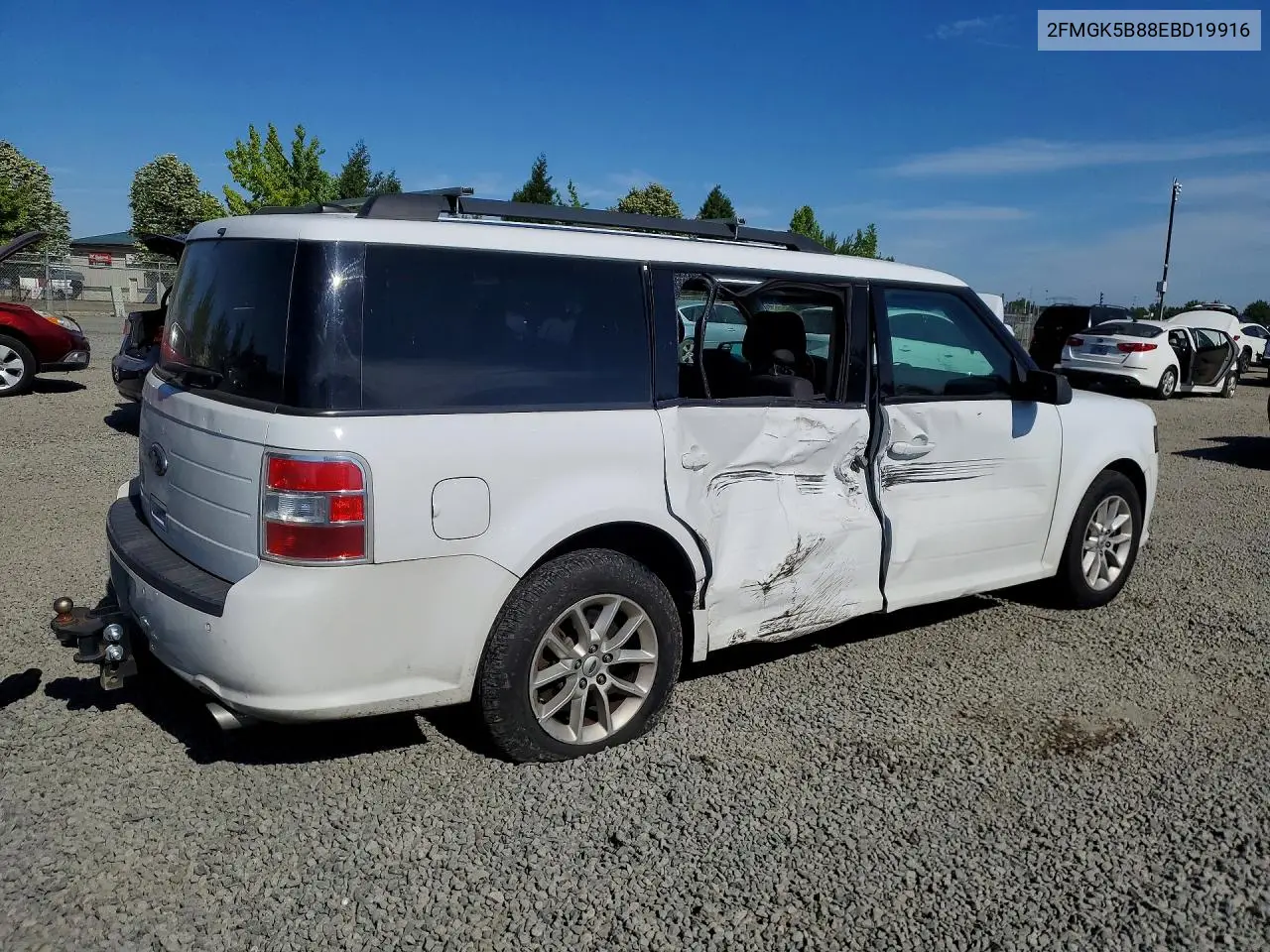 2014 Ford Flex Se VIN: 2FMGK5B88EBD19916 Lot: 58630476