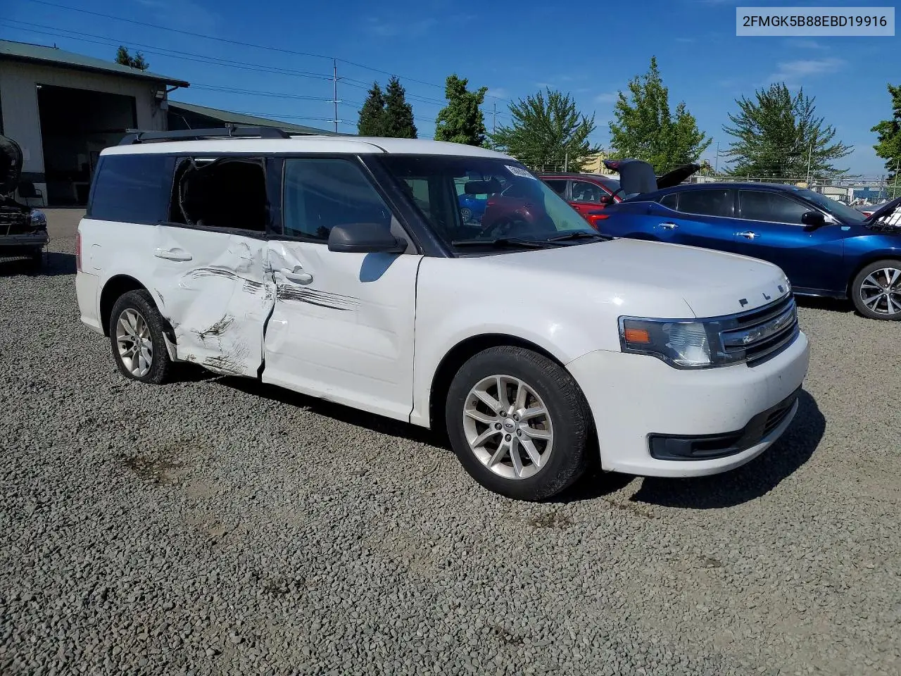 2014 Ford Flex Se VIN: 2FMGK5B88EBD19916 Lot: 58630476
