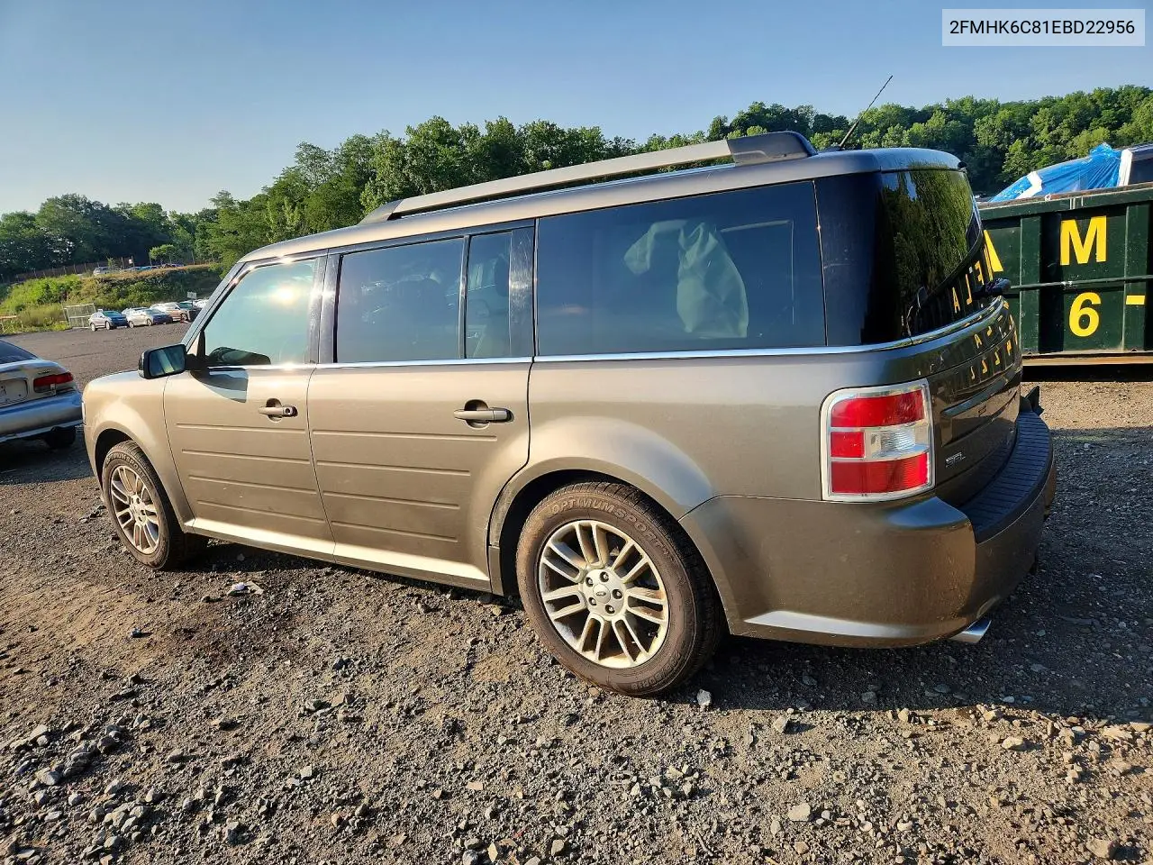 2014 Ford Flex Sel VIN: 2FMHK6C81EBD22956 Lot: 58835666