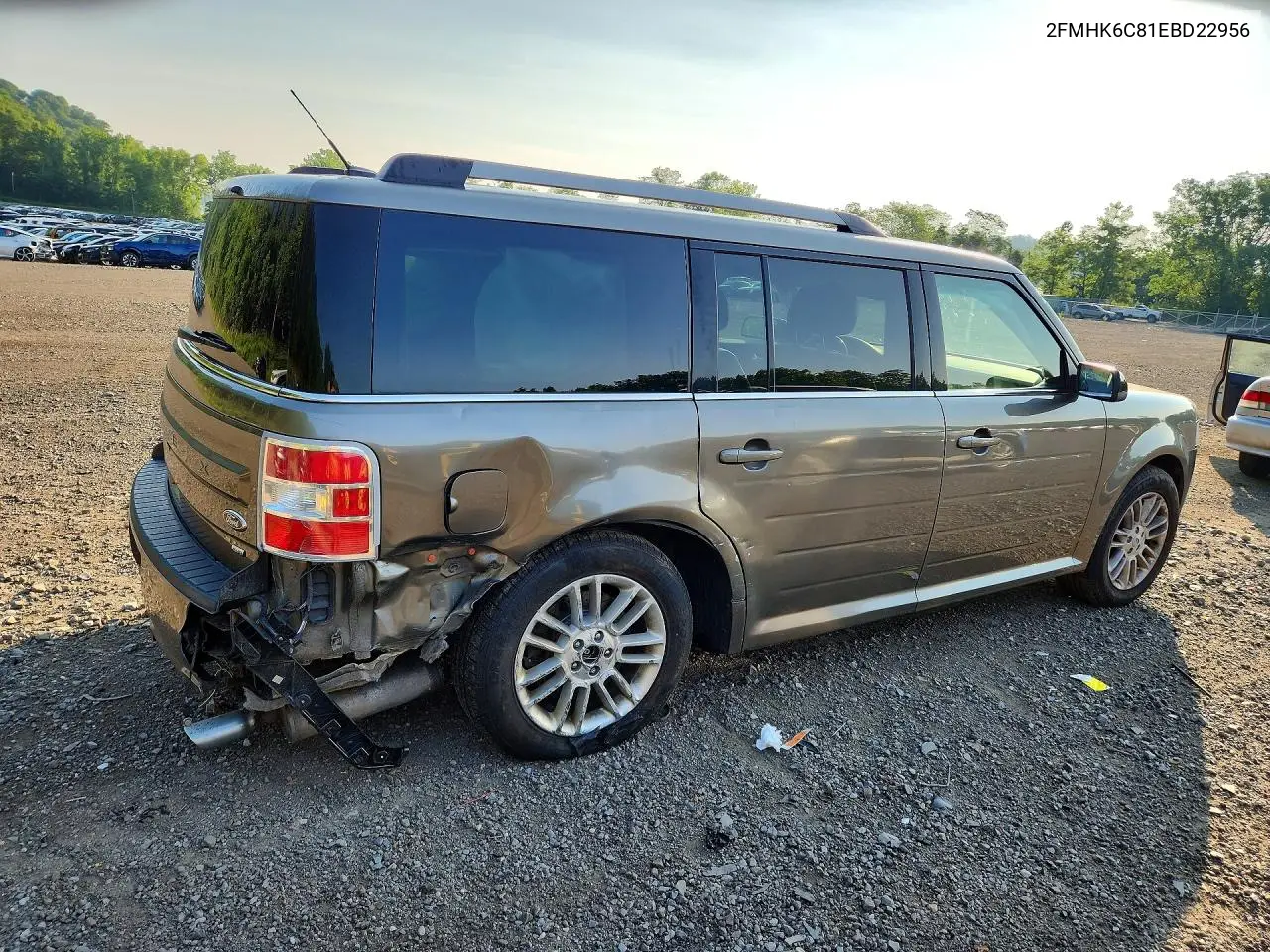 2014 Ford Flex Sel VIN: 2FMHK6C81EBD22956 Lot: 58835666