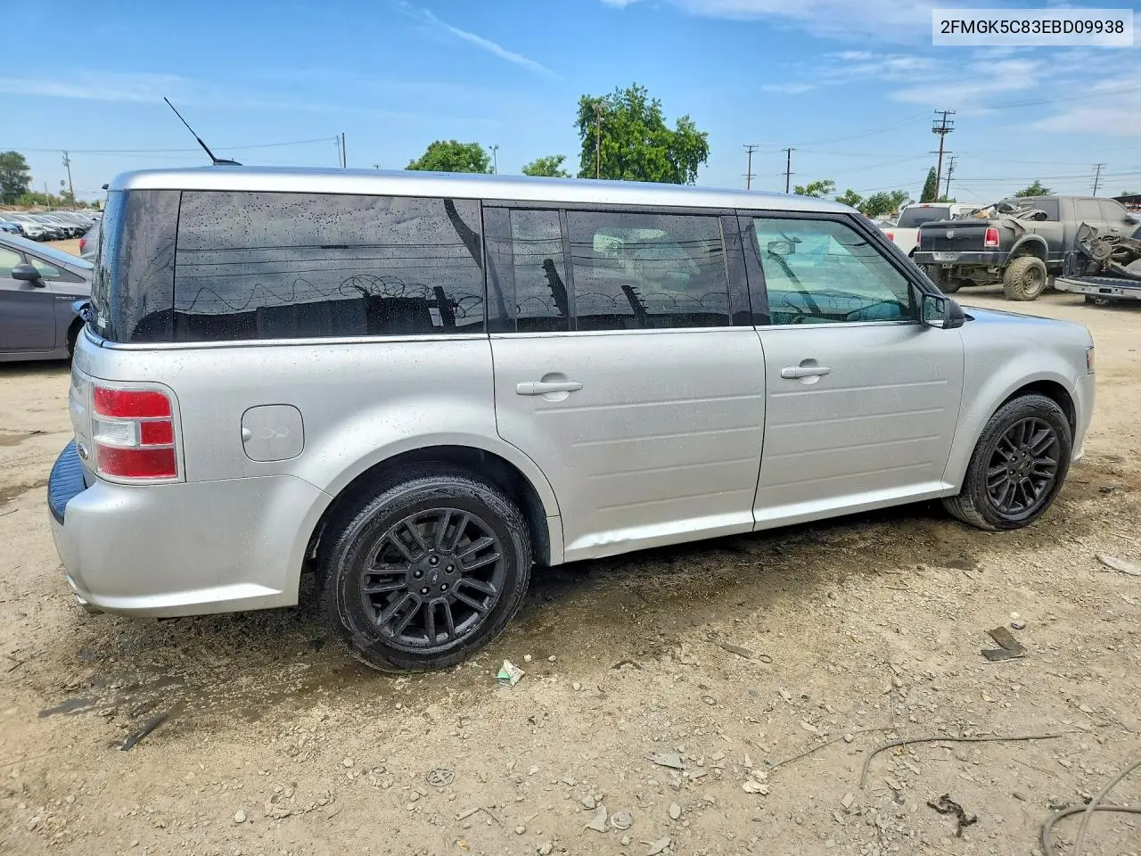 2014 Ford Flex Sel VIN: 2FMGK5C83EBD09938 Lot: 60415846