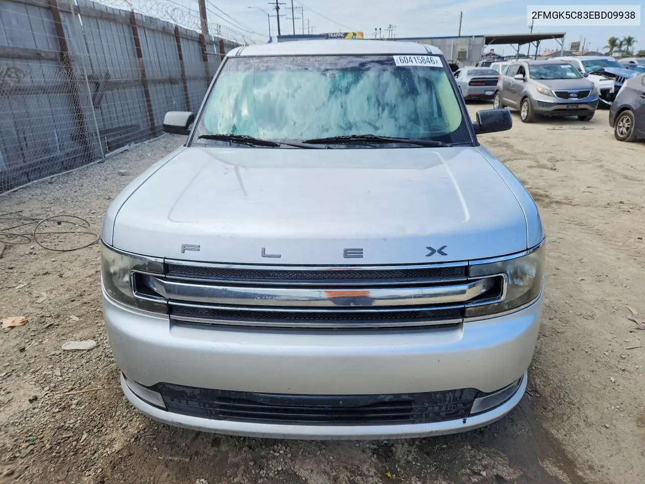 2014 Ford Flex Sel VIN: 2FMGK5C83EBD09938 Lot: 60415846
