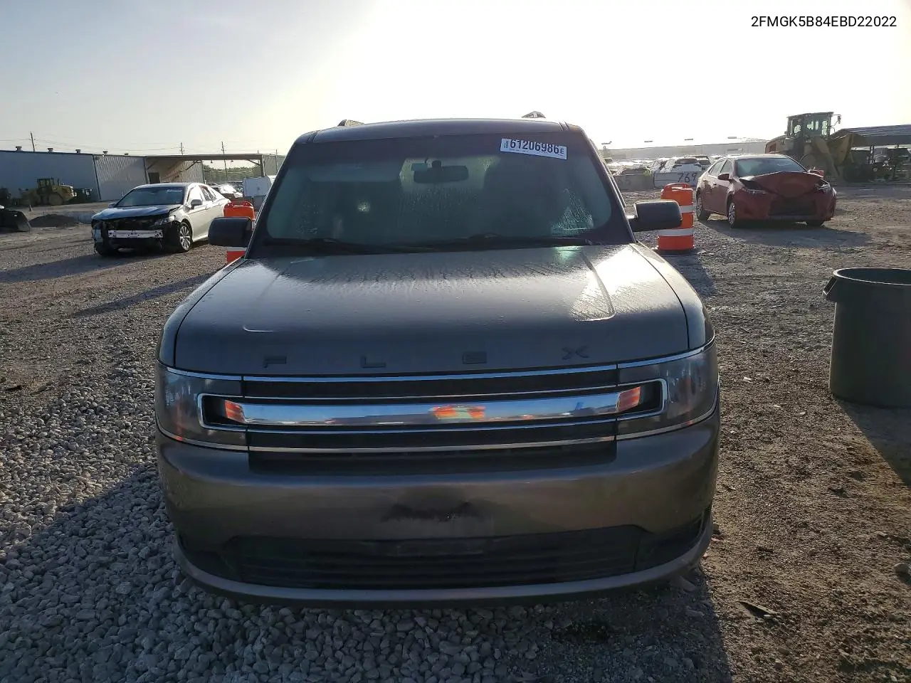 2014 Ford Flex Se VIN: 2FMGK5B84EBD22022 Lot: 61206986