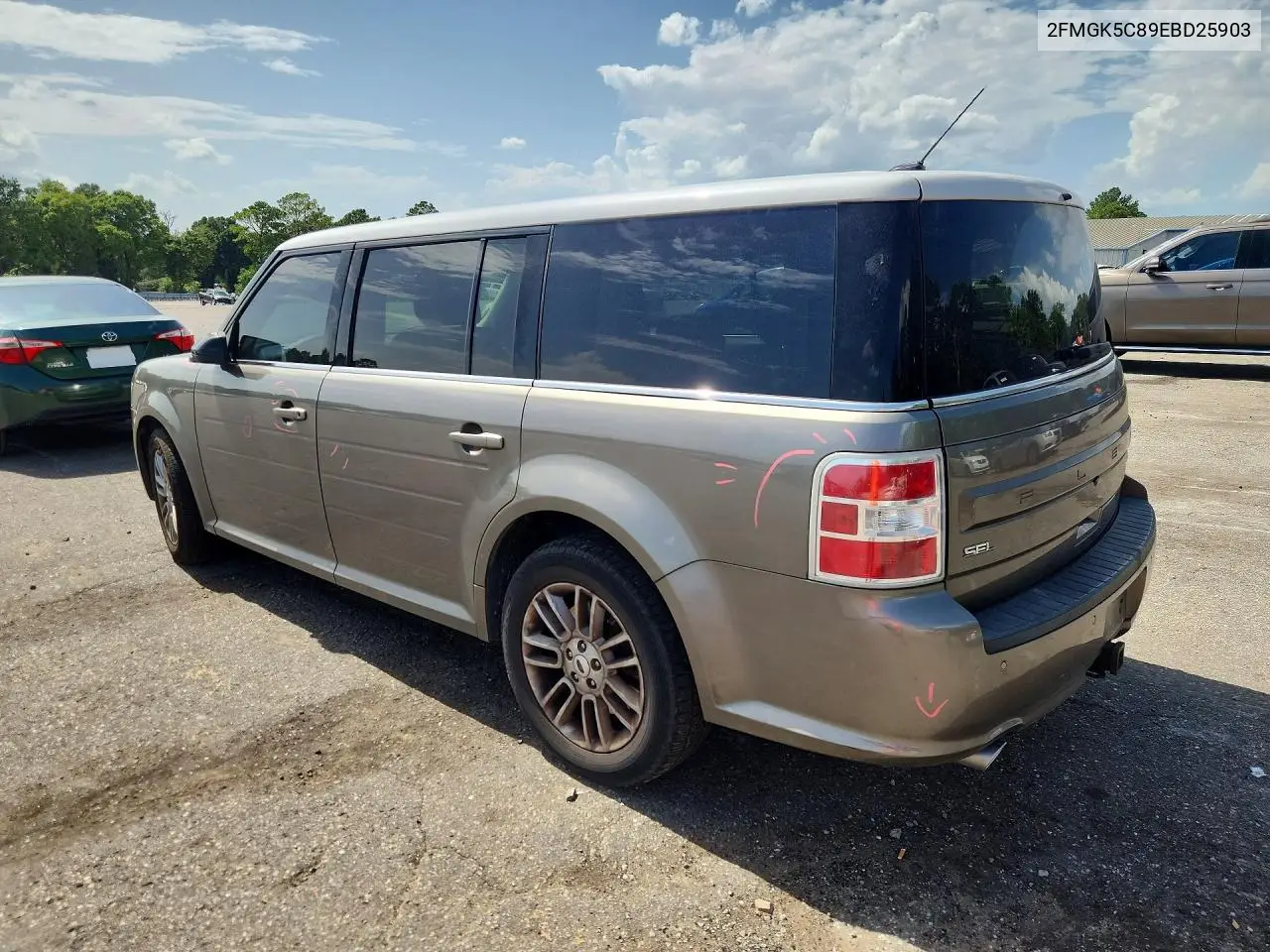 2014 Ford Flex Sel VIN: 2FMGK5C89EBD25903 Lot: 61480226