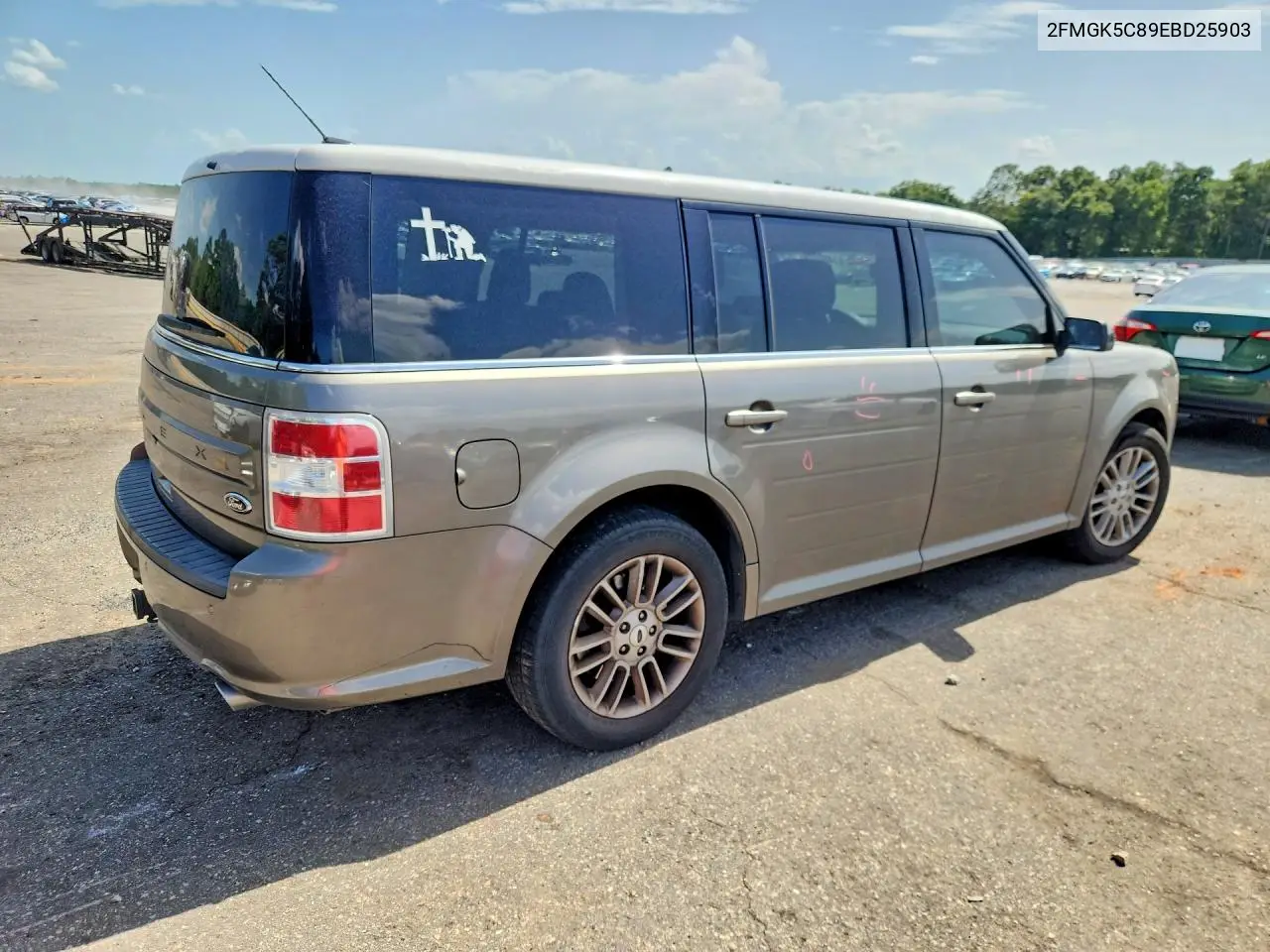 2014 Ford Flex Sel VIN: 2FMGK5C89EBD25903 Lot: 61480226