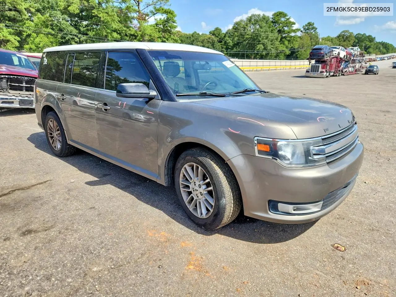 2014 Ford Flex Sel VIN: 2FMGK5C89EBD25903 Lot: 61480226