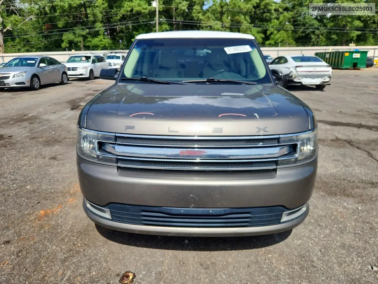 2014 Ford Flex Sel VIN: 2FMGK5C89EBD25903 Lot: 61480226