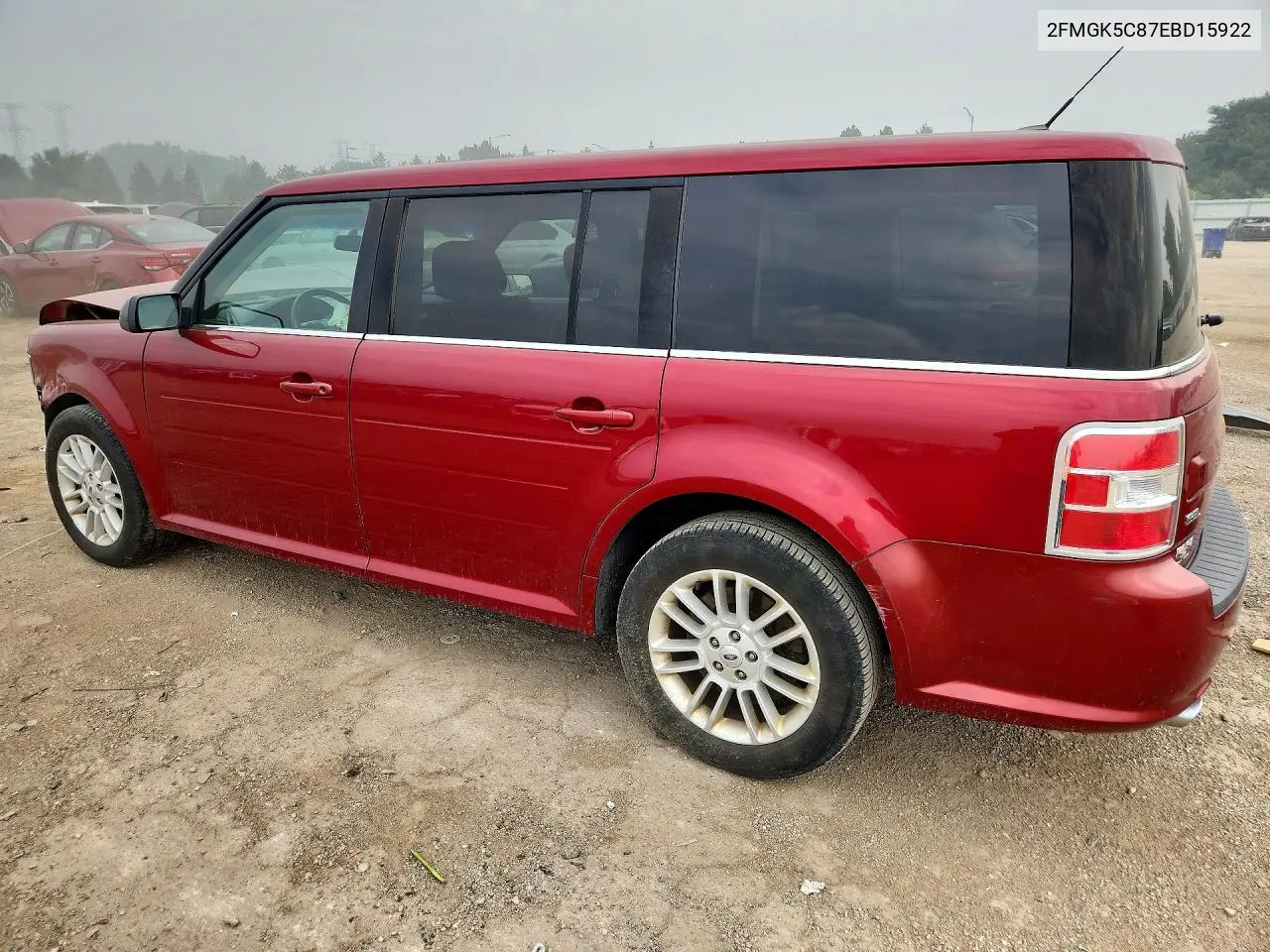 2014 Ford Flex Sel VIN: 2FMGK5C87EBD15922 Lot: 61672756