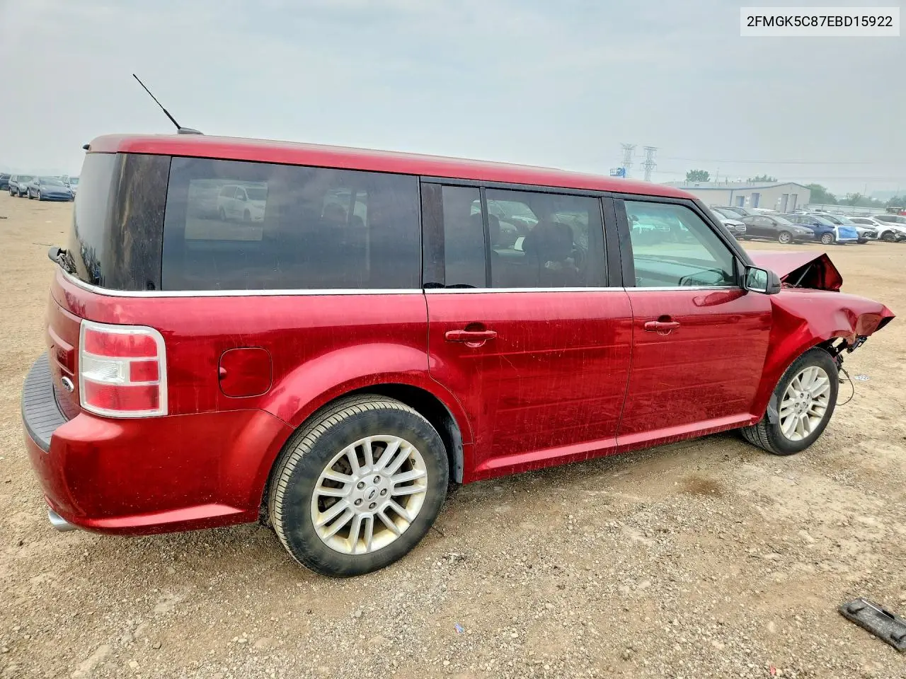 2014 Ford Flex Sel VIN: 2FMGK5C87EBD15922 Lot: 61672756