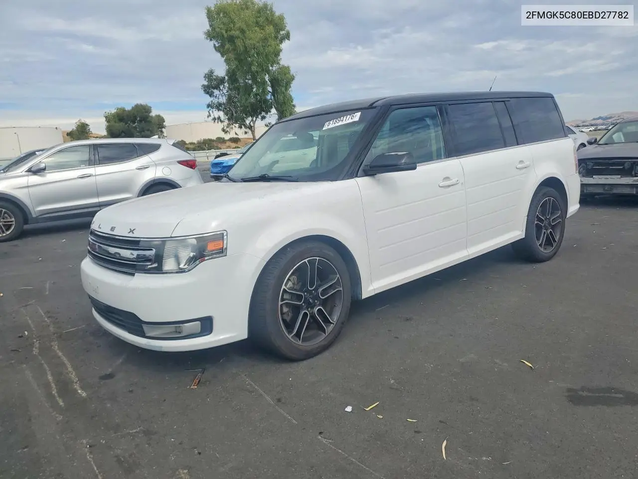 2014 Ford Flex Sel VIN: 2FMGK5C80EBD27782 Lot: 61894176