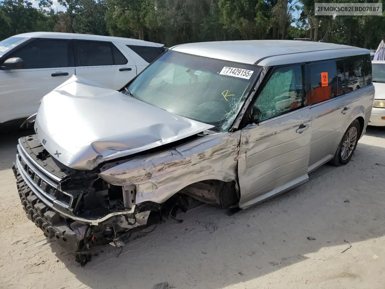 2014 Ford Flex Sel VIN: 2FMGK5C82EBD07887 Lot: 71429155