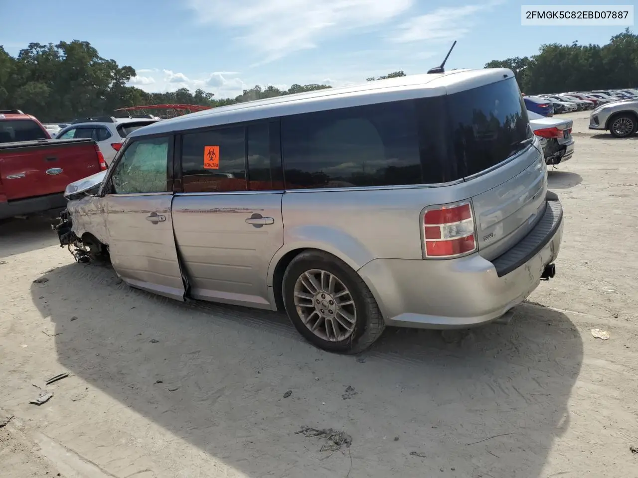 2014 Ford Flex Sel VIN: 2FMGK5C82EBD07887 Lot: 71429155
