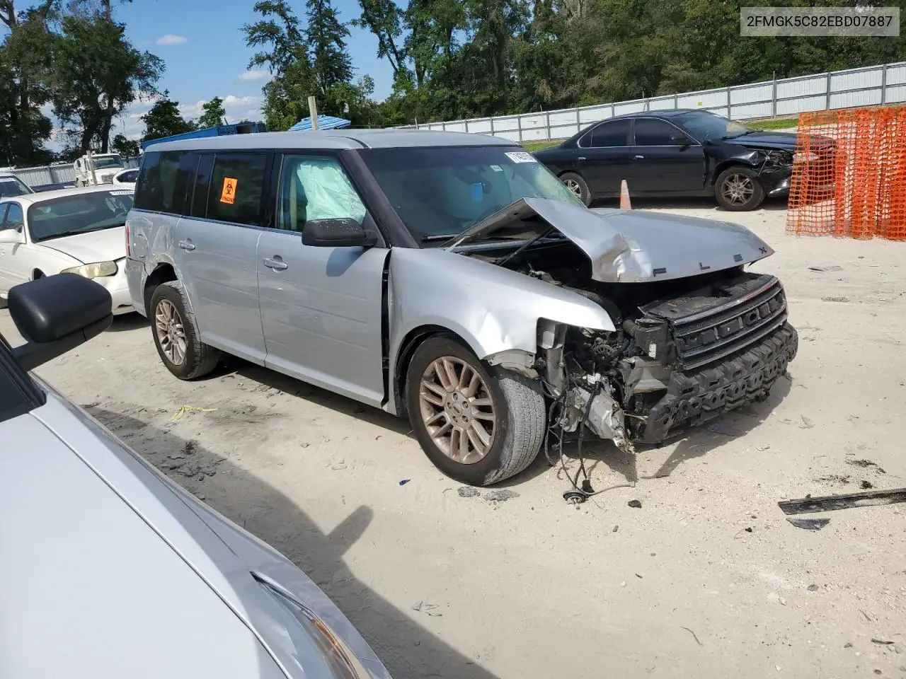 2014 Ford Flex Sel VIN: 2FMGK5C82EBD07887 Lot: 71429155