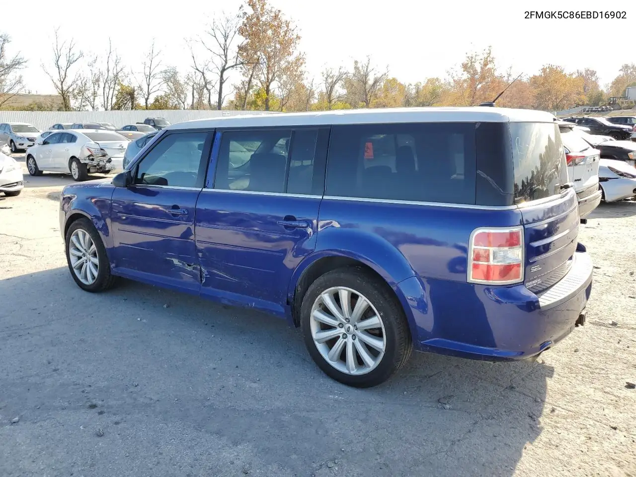 2FMGK5C86EBD16902 2014 Ford Flex Sel