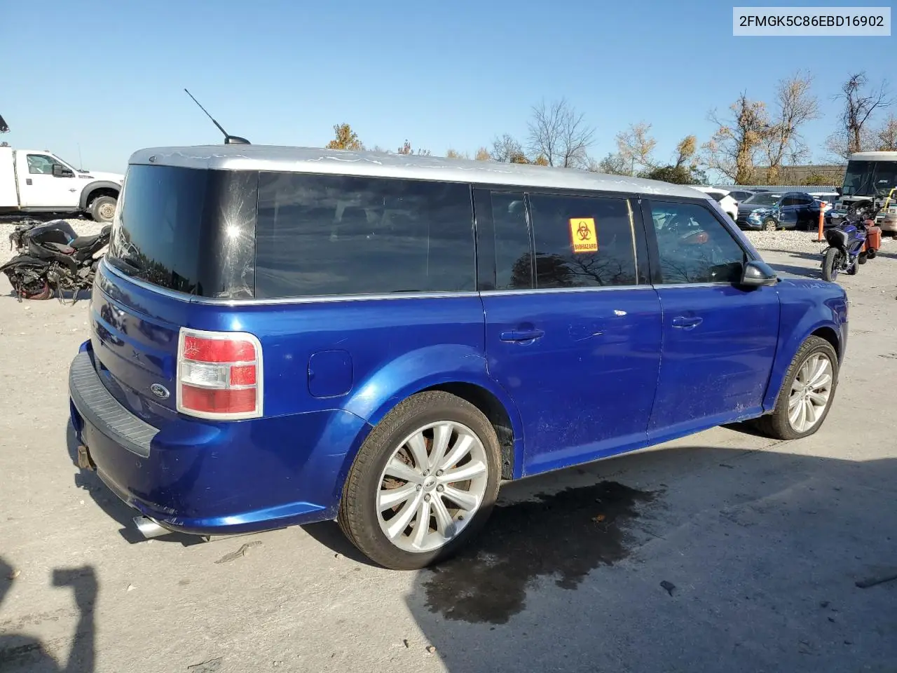 2FMGK5C86EBD16902 2014 Ford Flex Sel