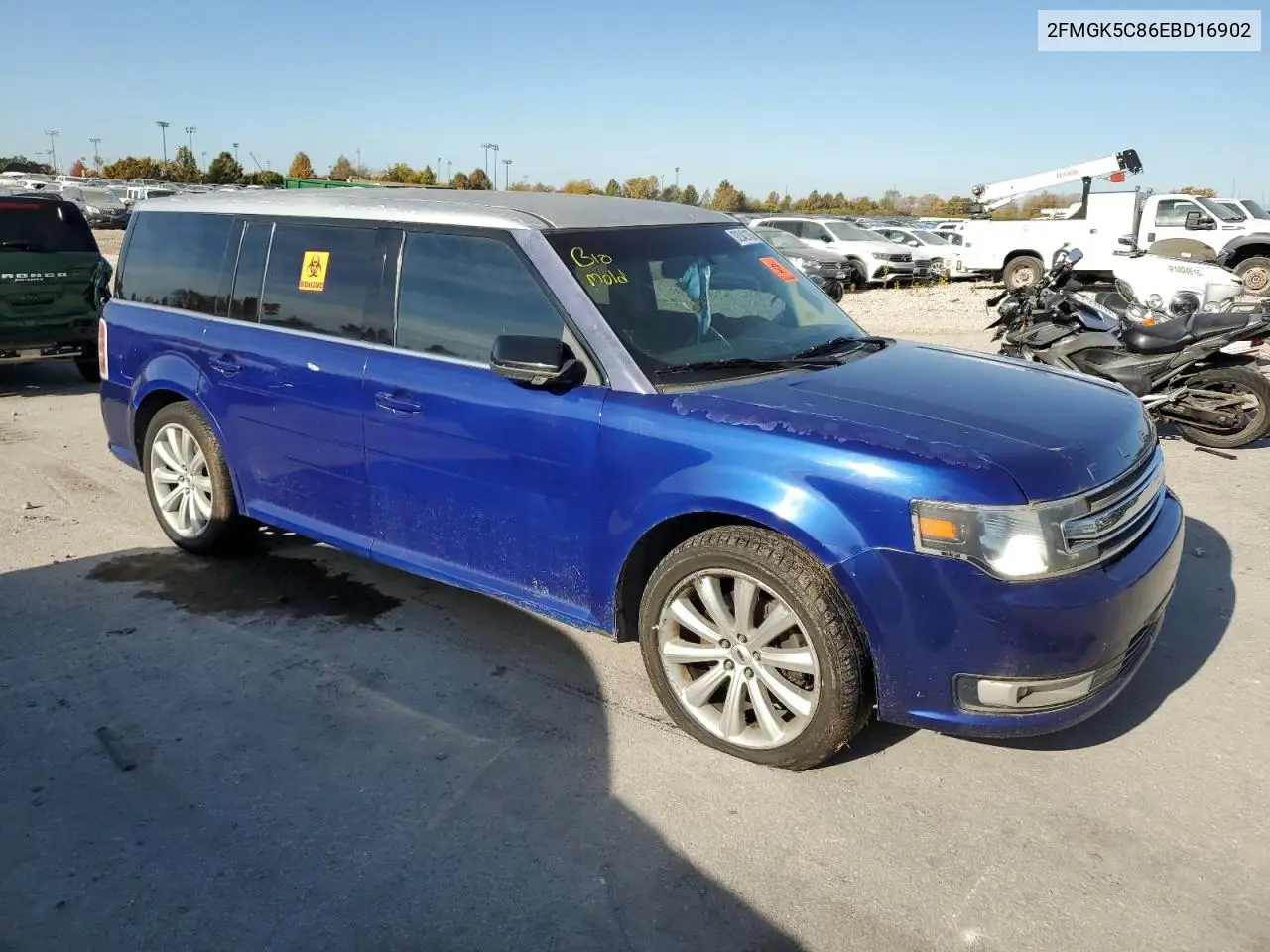 2FMGK5C86EBD16902 2014 Ford Flex Sel