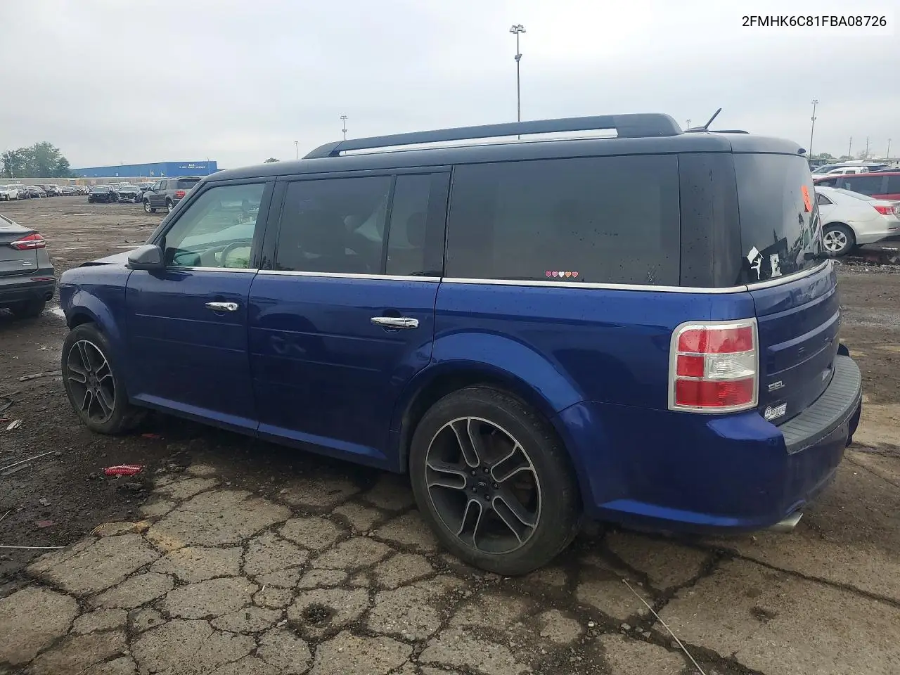 2015 Ford Flex Sel VIN: 2FMHK6C81FBA08726 Lot: 56338336