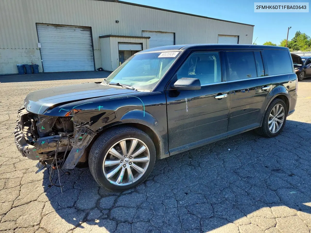 2015 Ford Flex Limited VIN: 2FMHK6DT1FBA03643 Lot: 56535936