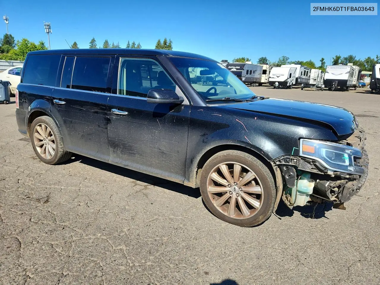 2015 Ford Flex Limited VIN: 2FMHK6DT1FBA03643 Lot: 56535936