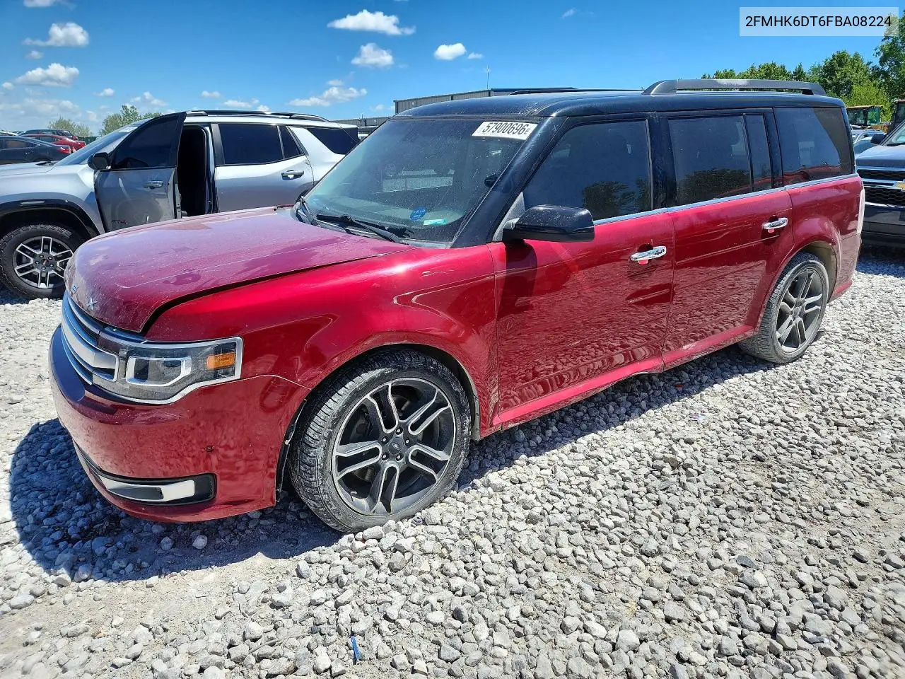 2015 Ford Flex Limited VIN: 2FMHK6DT6FBA08224 Lot: 57900696