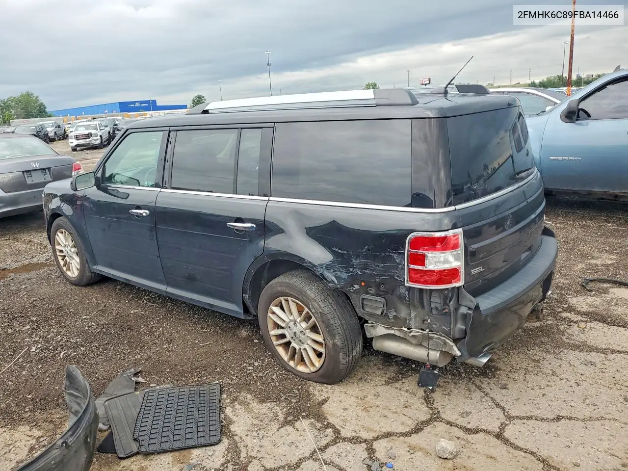 2015 Ford Flex Sel VIN: 2FMHK6C89FBA14466 Lot: 58889956