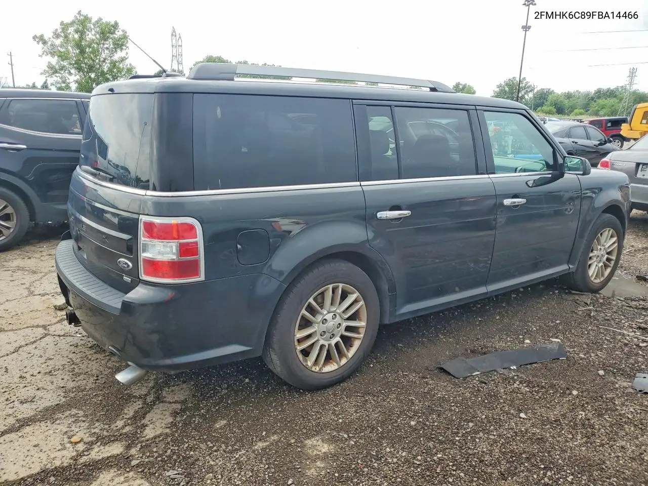 2015 Ford Flex Sel VIN: 2FMHK6C89FBA14466 Lot: 58889956