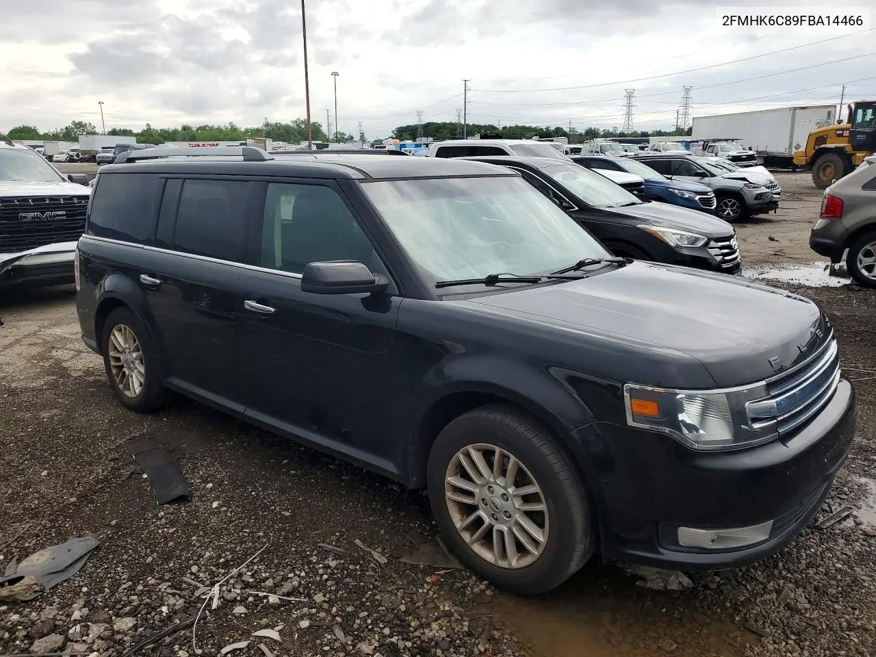 2015 Ford Flex Sel VIN: 2FMHK6C89FBA14466 Lot: 58889956