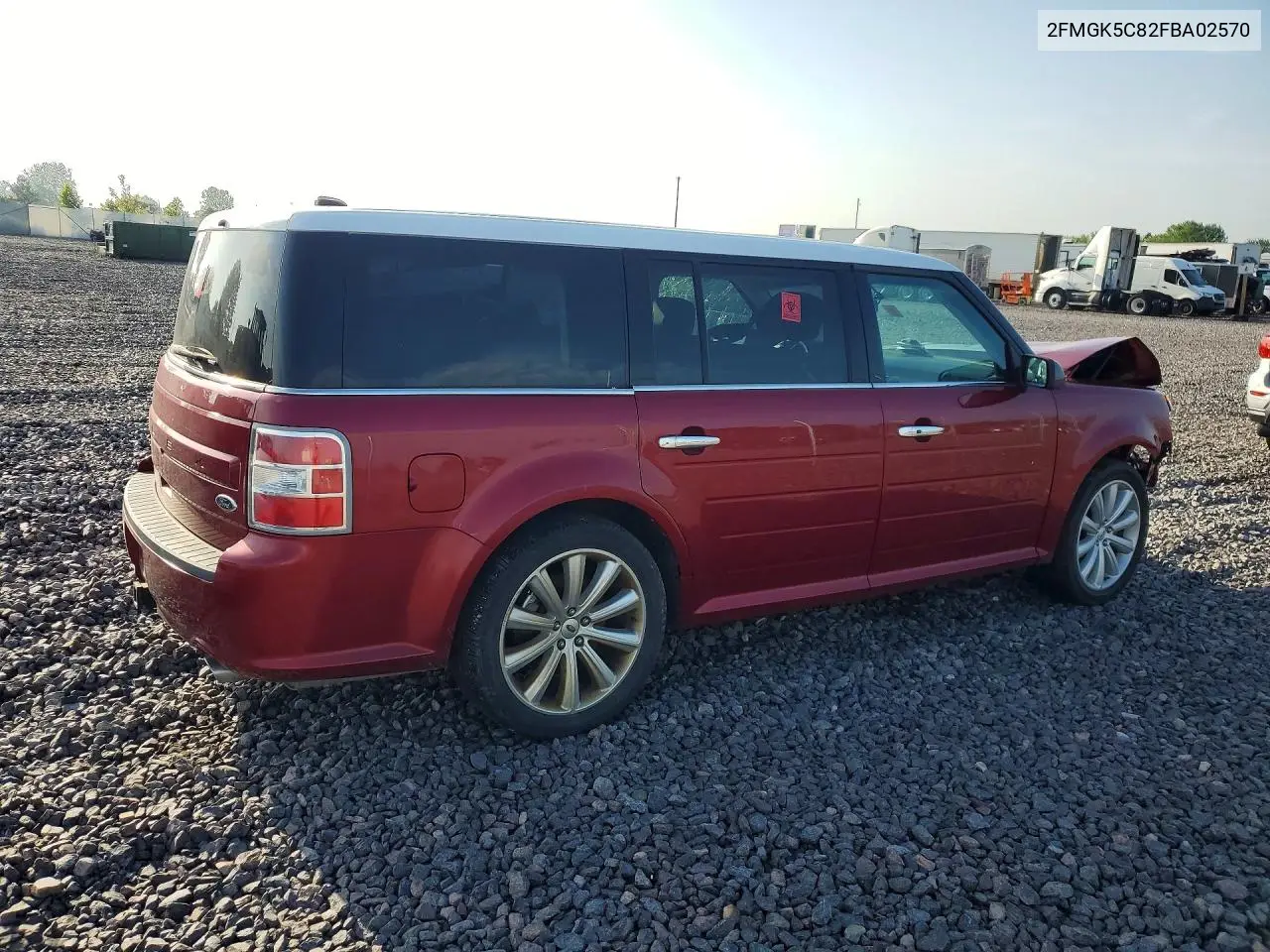 2015 Ford Flex Sel VIN: 2FMGK5C82FBA02570 Lot: 58971896