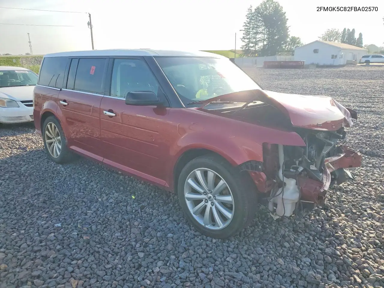 2015 Ford Flex Sel VIN: 2FMGK5C82FBA02570 Lot: 58971896