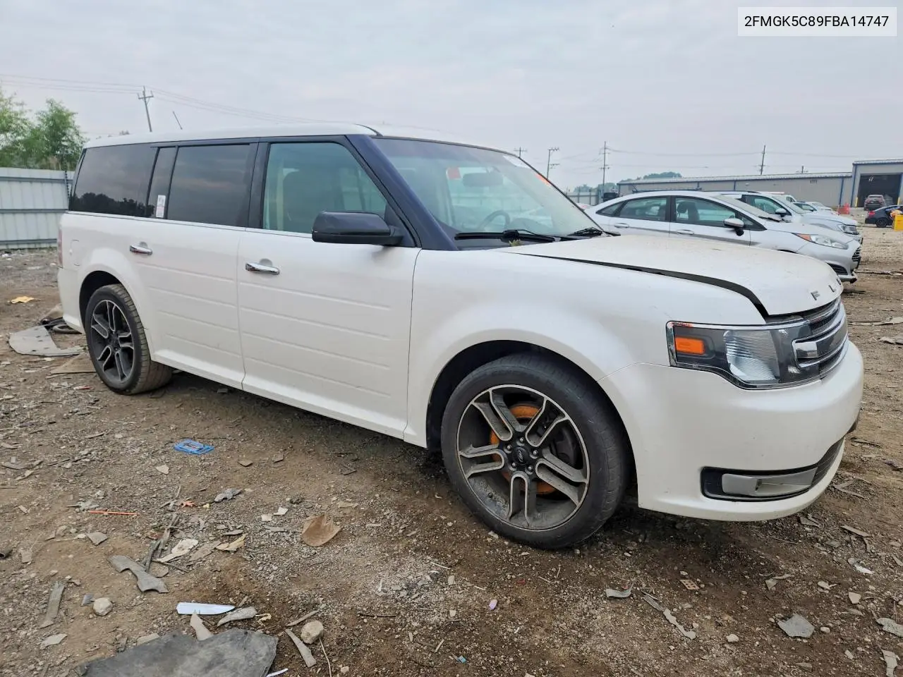 2015 Ford Flex Sel VIN: 2FMGK5C89FBA14747 Lot: 61172266