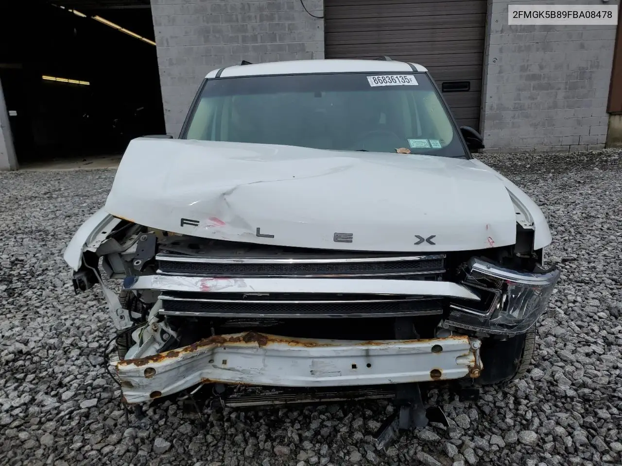 2FMGK5B89FBA08478 2015 Ford Flex Se