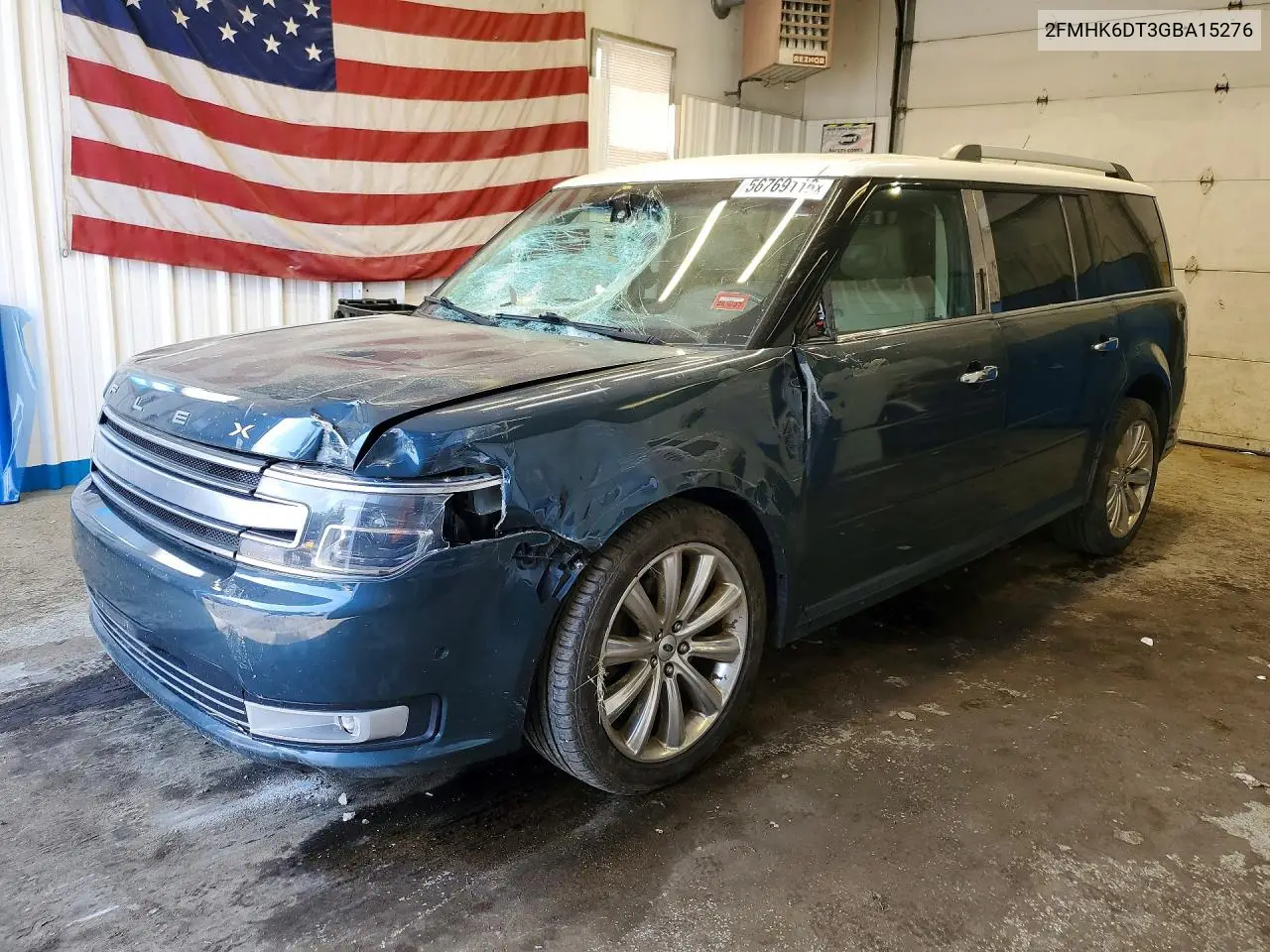 2016 Ford Flex Limited VIN: 2FMHK6DT3GBA15276 Lot: 56769116