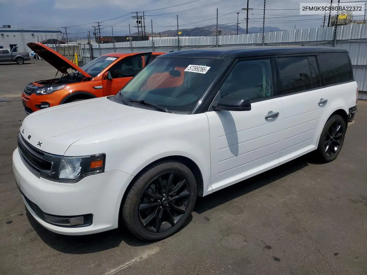 2016 Ford Flex Sel VIN: 2FMGK5C88GBA22372 Lot: 57399266