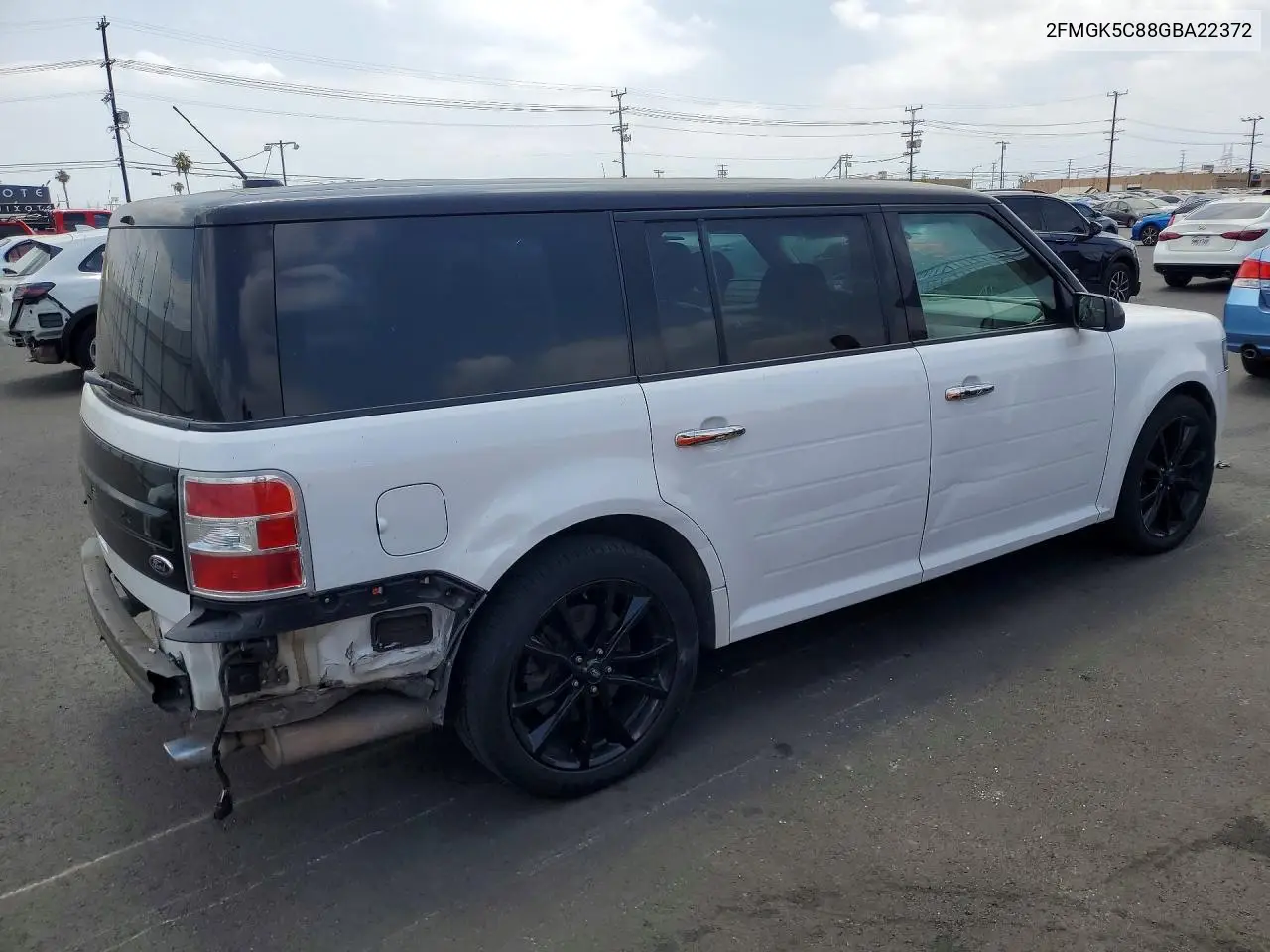 2016 Ford Flex Sel VIN: 2FMGK5C88GBA22372 Lot: 57399266