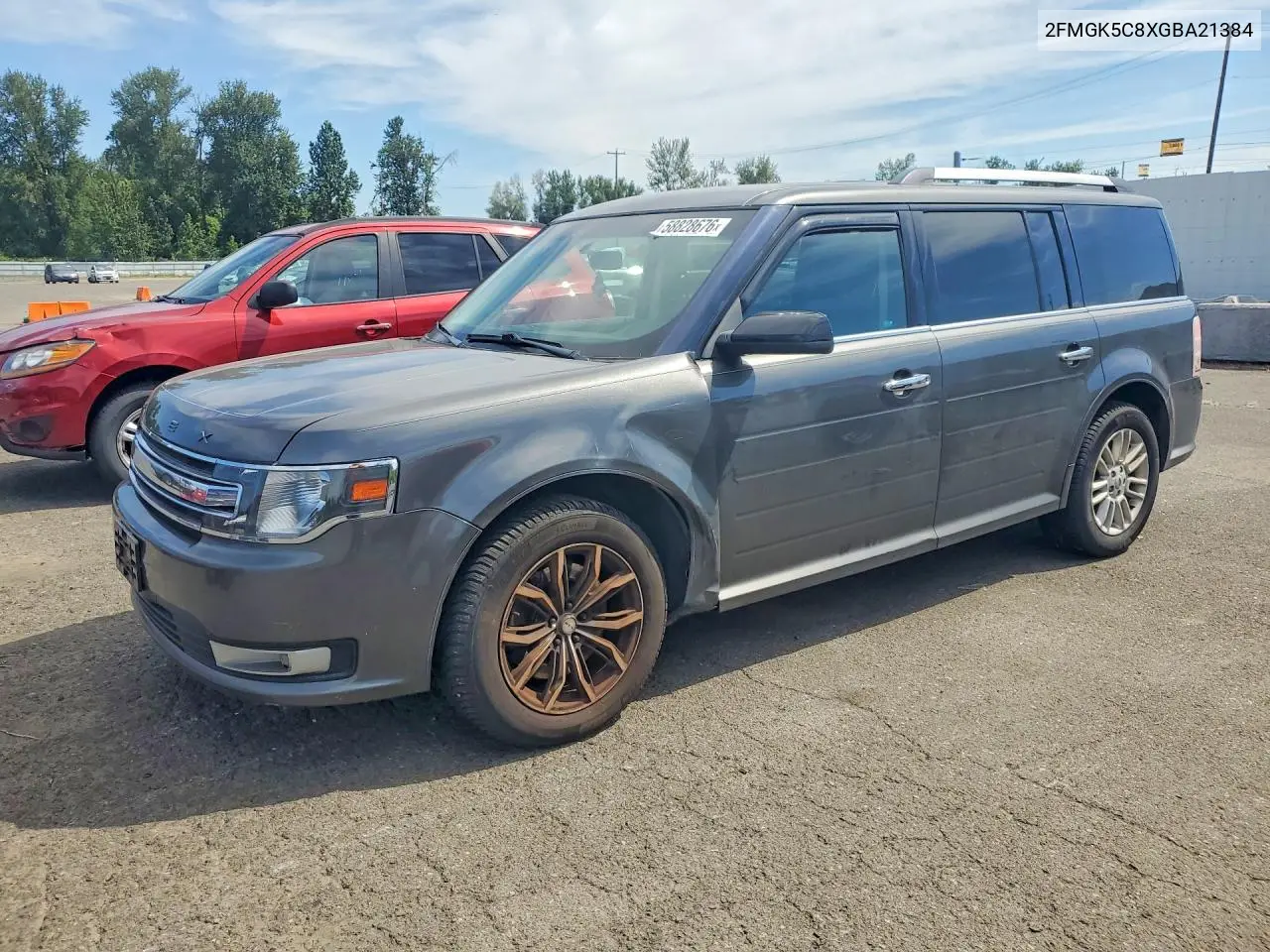 2016 Ford Flex Sel VIN: 2FMGK5C8XGBA21384 Lot: 58828676