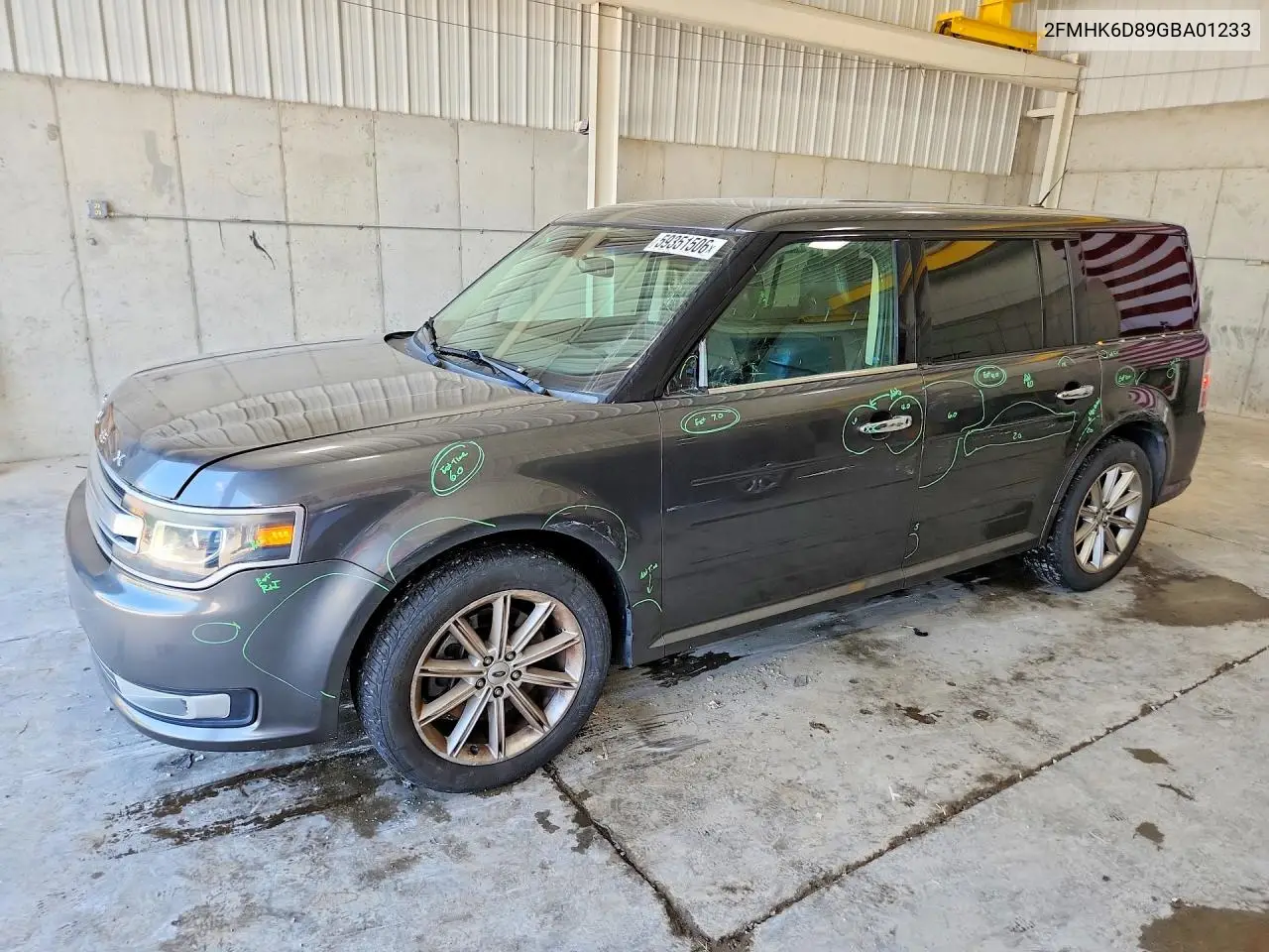 2016 Ford Flex Limited VIN: 2FMHK6D89GBA01233 Lot: 59351506