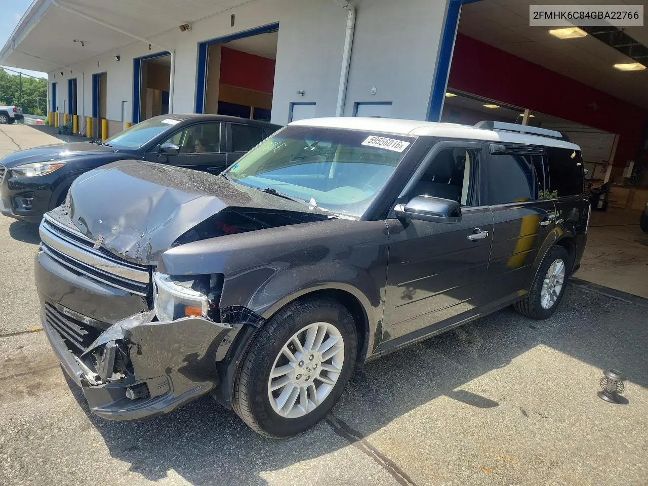 2016 Ford Flex VIN: 2FMHK6C84GBA22766 Lot: 59556016