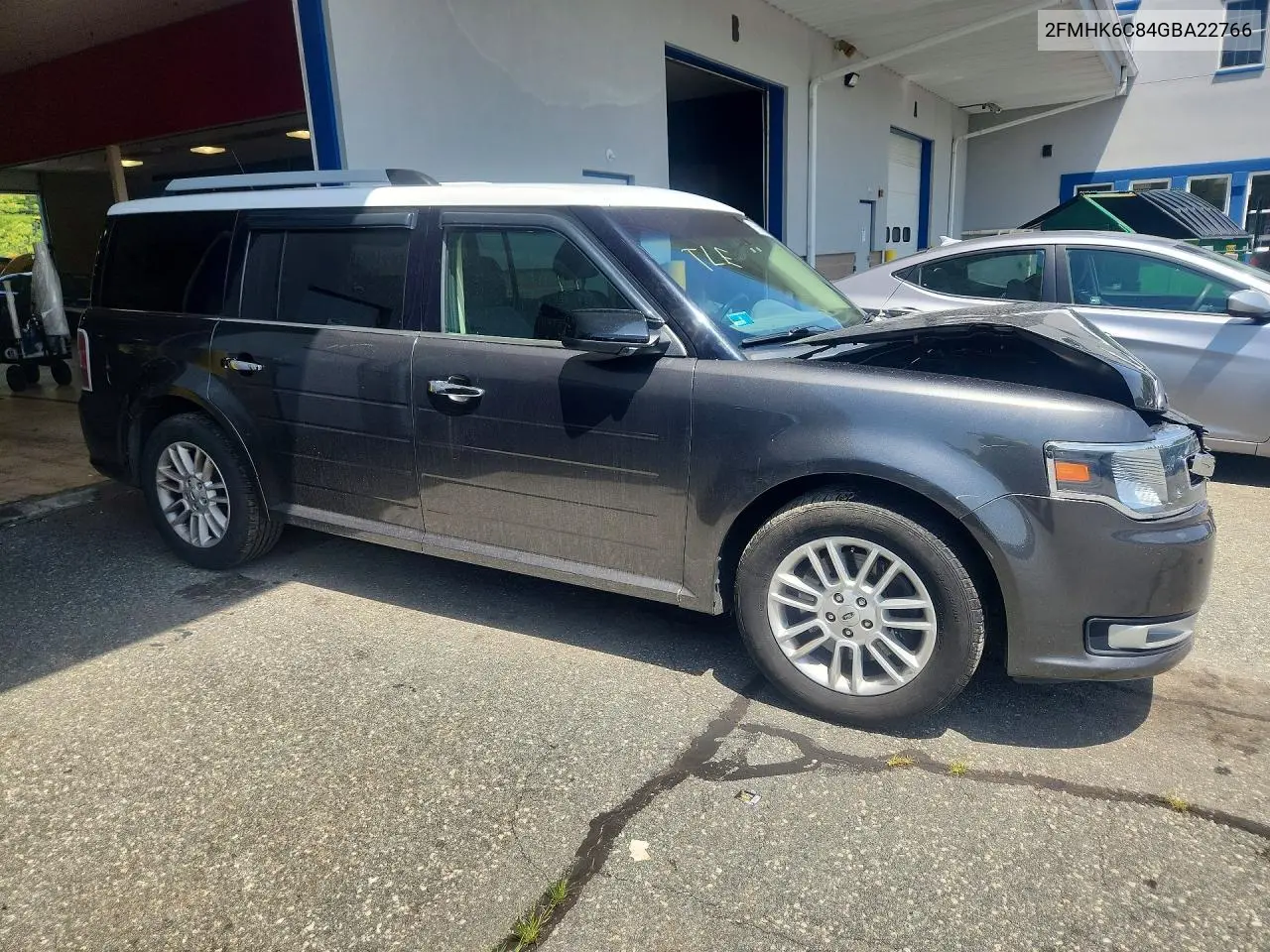 2016 Ford Flex VIN: 2FMHK6C84GBA22766 Lot: 59556016