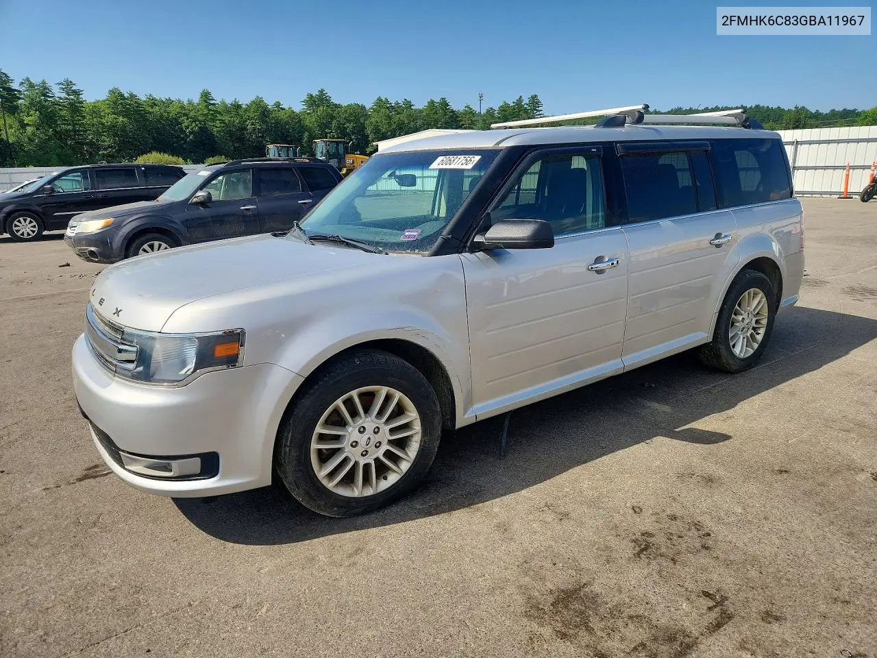 2016 Ford Flex Sel VIN: 2FMHK6C83GBA11967 Lot: 60681756