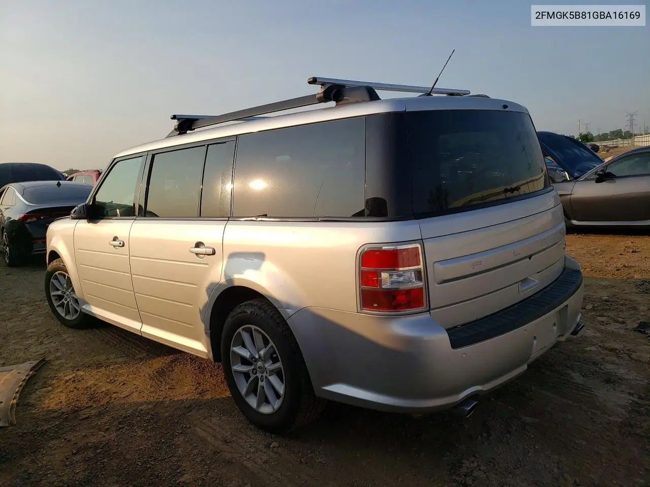 2016 Ford Flex Se VIN: 2FMGK5B81GBA16169 Lot: 60869526